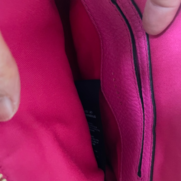 Last One!!!Fuchsia Thelma quilted pebbled-leather shoulder bag from SANDRO - Picture 14 of 15